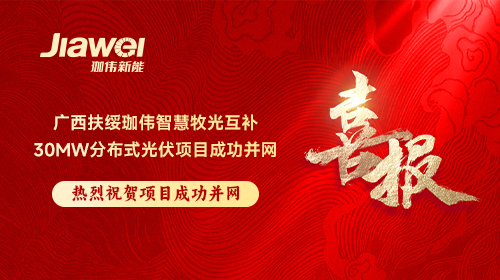 喜報 | 廣西扶綏珈偉智慧牧光互補30MW分布式光伏項目成功并網(wǎng)
